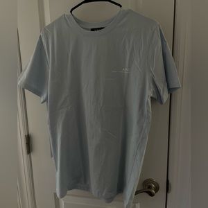 APC Logo Tee - Large Light Blue Sky Minimal Fitted